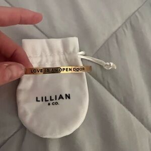 Gold Bracelet - Love is an Open Door